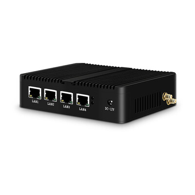 Mini PC Firewall PFsense Intel J1900 4 Gigabit LAN Compatible con Doble Pantalla Win10