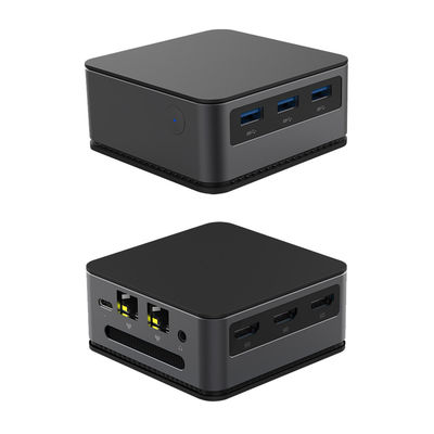 Intel Alder Lake N95 4 núcleos 4 hilos Mini PC con LPDDR5 12G 2 Ethernet y WiFi