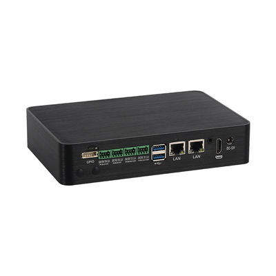 Dual LAN 4COM ARM RK3568 PC industrial DDR4 8G EMMC 16G Android 11 Mini PC incorporado