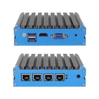 Intel Celeron Serie Firewall Mini PC con cuatro RJ45 2.5G Ethernet Linux