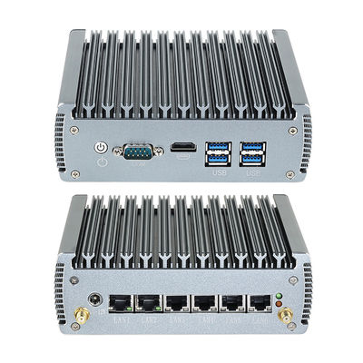 Intel Core i3 1125G4 Firewall Soft Router con seis puertos Ethernet 2.5G y uno COM