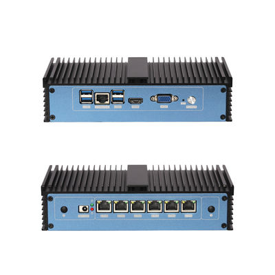 Procesador Intel Pentium 4415U Firewall Mini PC con sistema de enfriamiento sin ventilador 6 Ethernet
