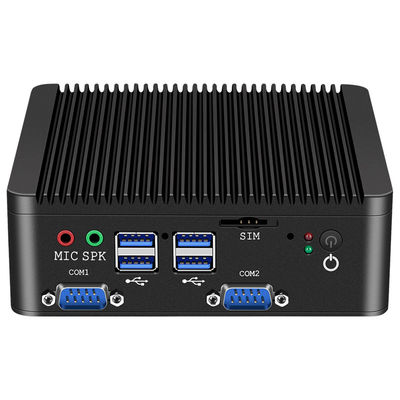 Intel Celeron J4105 PC industrial sin ventilador con doble LAN y DDR4