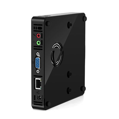 Intel Pentium 2117U Mini Computadora Negra con RAM DDR3 y chasis de aluminio