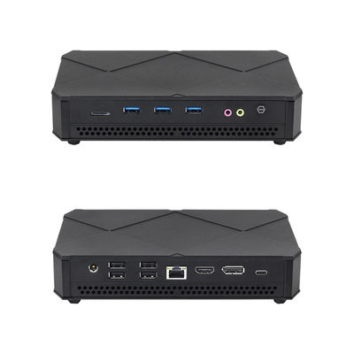 Intel Core i5 Serie Negro Mini PC con doble M.2 SSD 2280 con dos ventiladores de enfriamiento estable