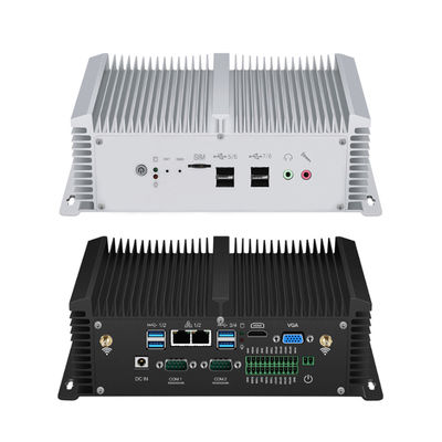 PC industrial incorporado sin ventilador que admite módulo 3G 4G con doble LAN y doble COM