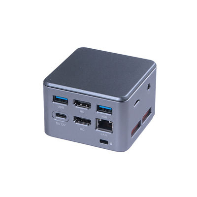 Intel Celeron N5105 Mini PC PC de juegos portátil LPDDR4x 16GB con LAN único y HDMI doble