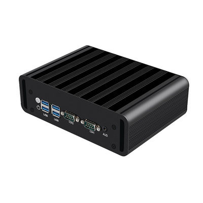 Procesadores Intel Core i3 i5 i7 Mini PC industrial sin ventilador con 2LAN 2COM RS485