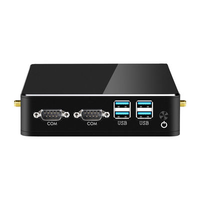 Intel Core i5 8250U PC industrial sin ventilador con mSATA SSD Dual Ethernet Dual COM