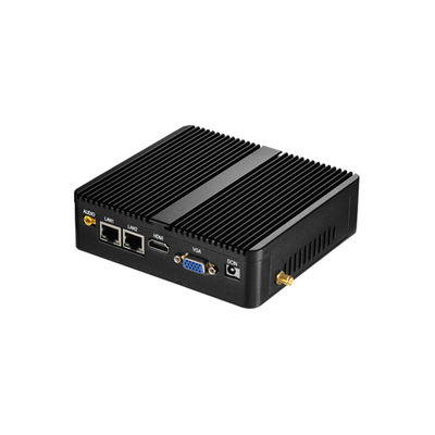 Mini PC industrial sin ventilador con procesadores Intel Celeron Dual LAN Dual COM
