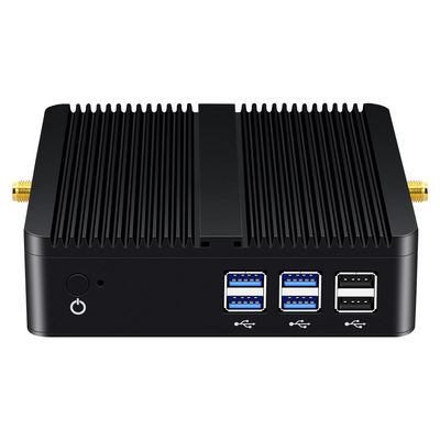 DDR3 RAM Mini PC sin ventilador Procesadores Intel Mini computadora de escritorio Chasis de aluminio