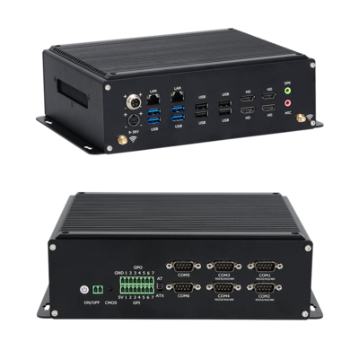 Mini PC industrial Intel Core i5-14450HX con doble Ethernet, 4 puertos COM y 64GB de RAM DDR5