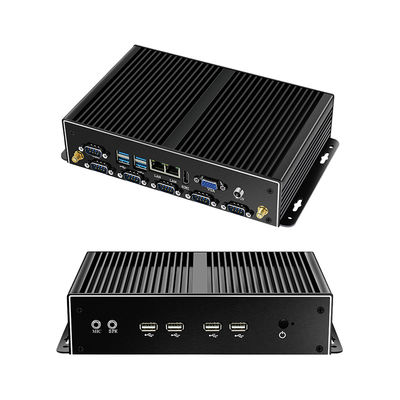 Procesador Intel Core I5-8257U con doble LAN y seis COMs PC industrial