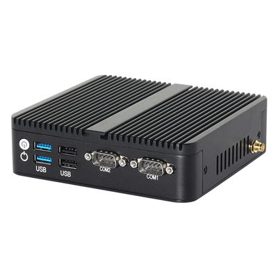 Procesador Intel N100 con doble LAN, doble COM y triple pantalla PC industrial