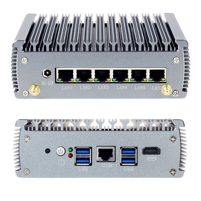 In-tel Core i5 1135G7 Procesador 4 núcleos 8 hilos Frecuencia base 2.4GHz 6*In-tel i225 Tarjeta de red Software Router Mini PC