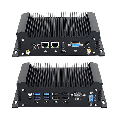PC industrial sin ventilador Intel Core I5 10310U Procesador 2 GbE RJ45 Realtek 8111H LAN 2 DB9 COM Win10 WES10 LINUX MINI El equipo
