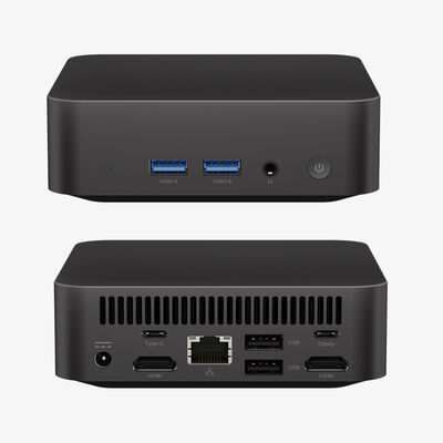 Procesador Intel N250 Mini PC de oficina para el hogar con puerto LAN único