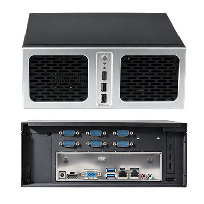 Mini PC industrial con procesador Intel Celeron G6900 con 6 COM 2 LAN