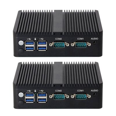 Intel Celeron J6412 Industrial Mini PC 4 núcleo 4 hilo con doble LAN doble COM